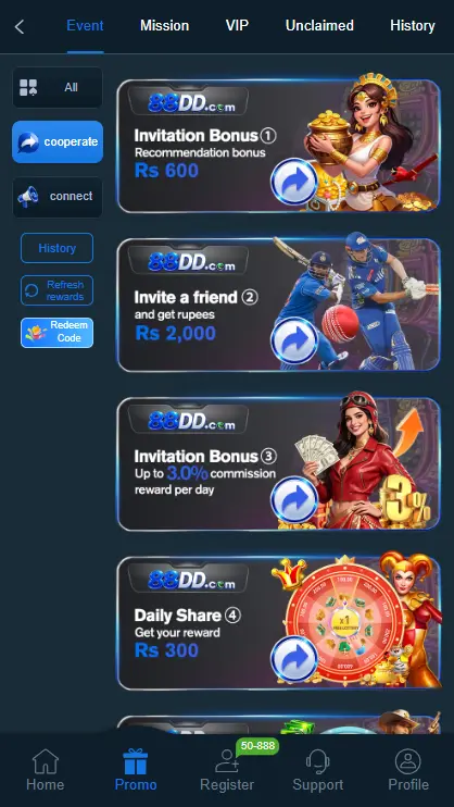 88DD Bonuses